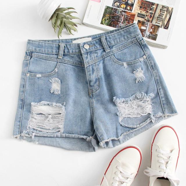 ripped shorts