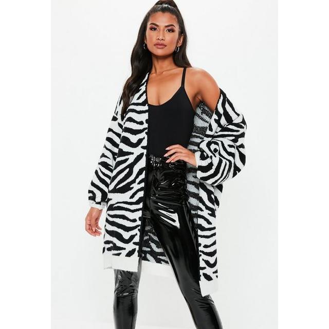missguided balloon sleeve cardigan