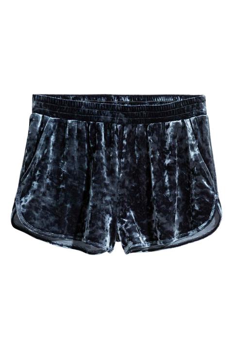 Shorts In Velluto Riccio