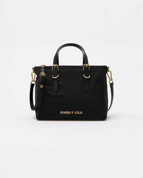 Bolso Tote M Negro Asas from Bimba Y Lola on 21 Buttons