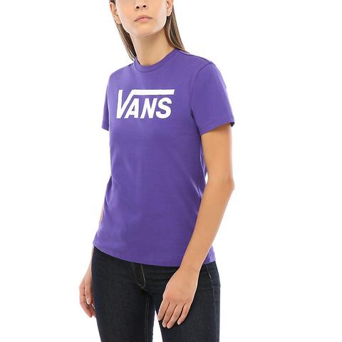 Vans Camiseta De Cuello Redondo Flying V (vans Purple) Mujer 