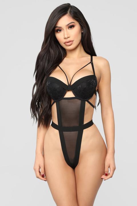 Lust Teddy - Black