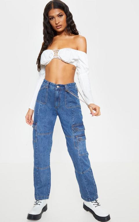 pretty little thing cargo jeans
