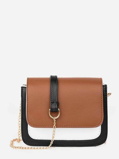Bolsa Con Cadena Con Solapa
