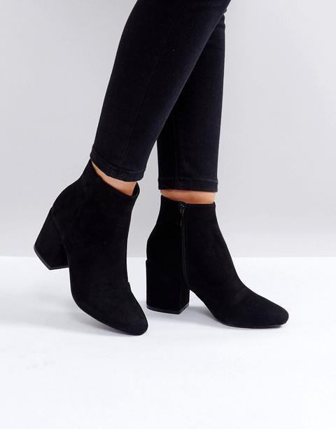 Raid Kola Block Heeled Ankle Boots - Black