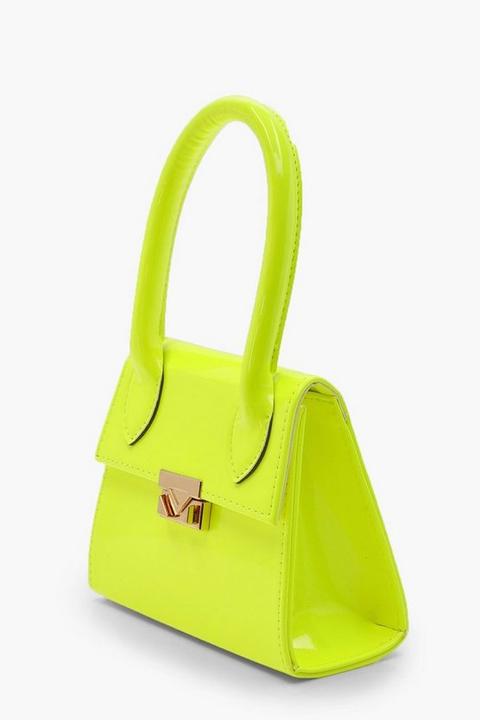 mini neon yellow bag