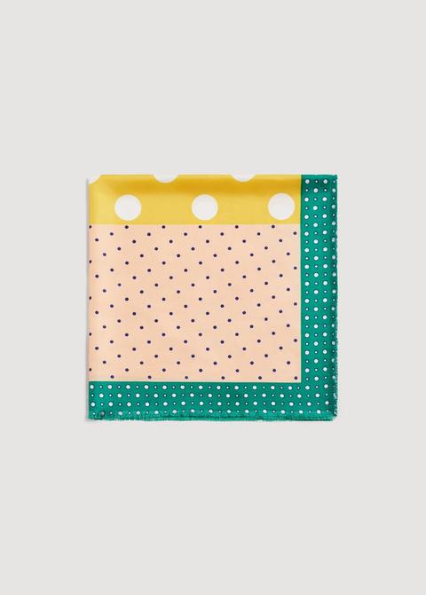 Pañuelo Estampado Combinado