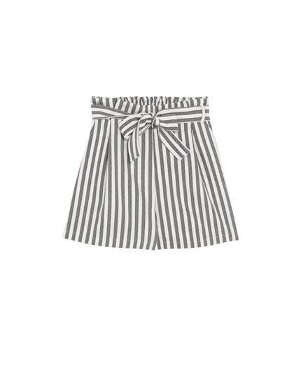 Elegante Shorts Mit Streifen