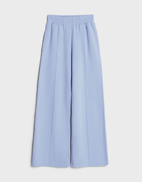 Pantalon Wide Leg Délavé