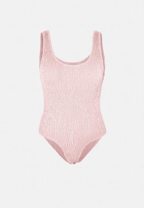 pink scoop neck bodysuit