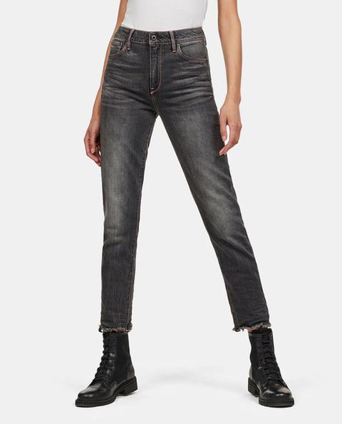 G-star Raw - Vaquero Straight De Mujer 3301 De Cintura Alta