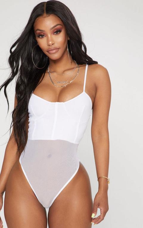 white strappy bodysuit