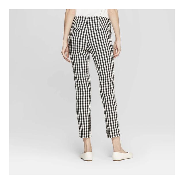 A New Day Target Gingham Ankle Pants Tan Size 8  8 68 Off Retail   From Maddie