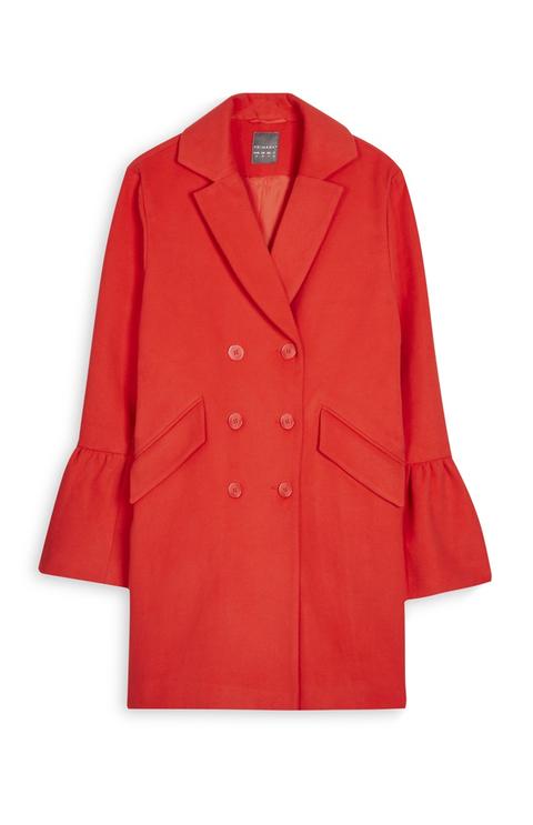 Red Pea Coat