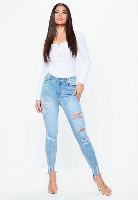 tall ripped skinny jeans