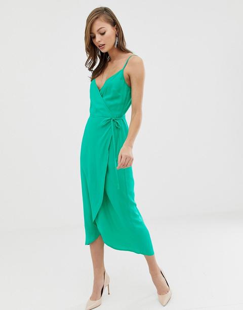 cami wrap maxi dress