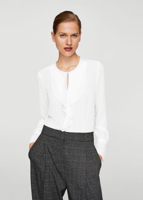 Blusa Collo Volant