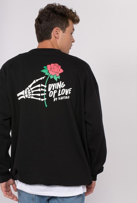 Sudadera Dying Of Love Negra