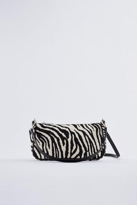 Bolso Hombro Piel Estampado Animal