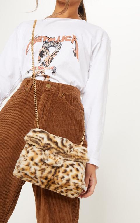 Animal Print Faux Fur Cross Body