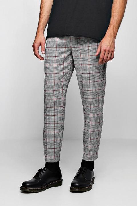 smart checked jogger