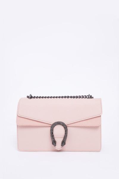 Hattie Pink Textured Mini Shoulder Bag