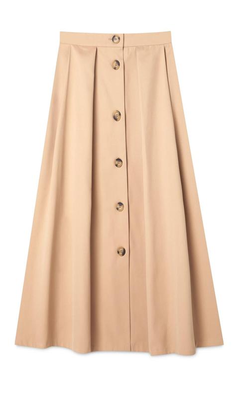 Falda Midi Botones