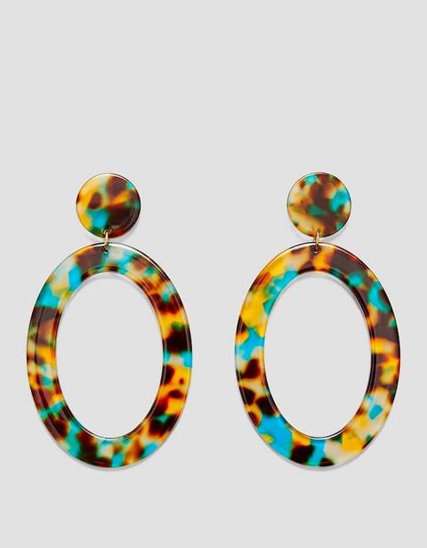 Pendientes Redondos Resina