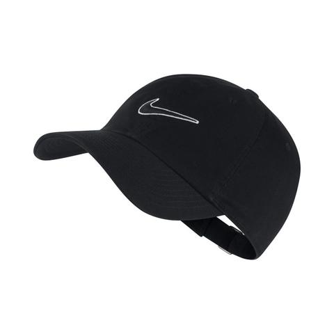 Cappello Regolabile Nike Heritage 86 Essential Swoosh - Nero