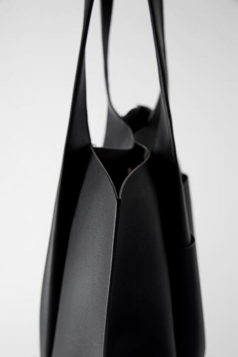 black shopper bag zara