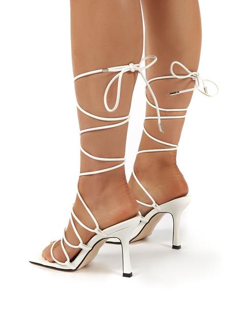 heels with wrap around ankle