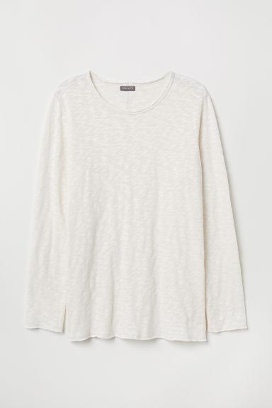 H & M - Jersey De Punto Fino - Blanco