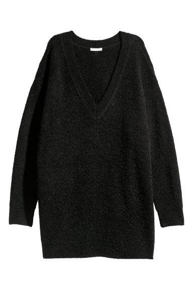 H & M - Jersey De Punto - Negro