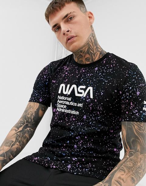Puma X Nasa - Space - T-shirt Nera 