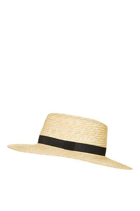 Natural Straw Boater Hat - Sale & Offers