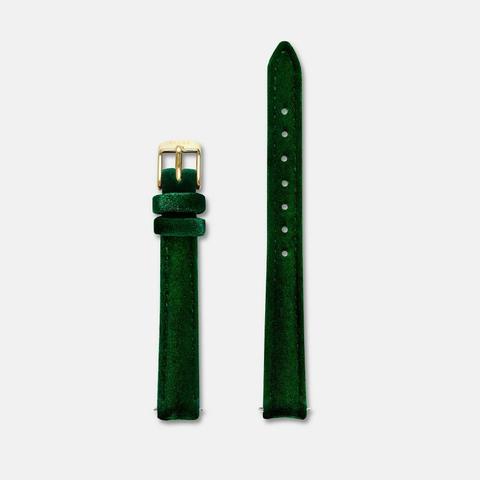 La Vedette Strap Green Velvet/gold