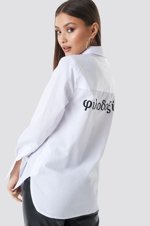 Oversized Printed Shirt