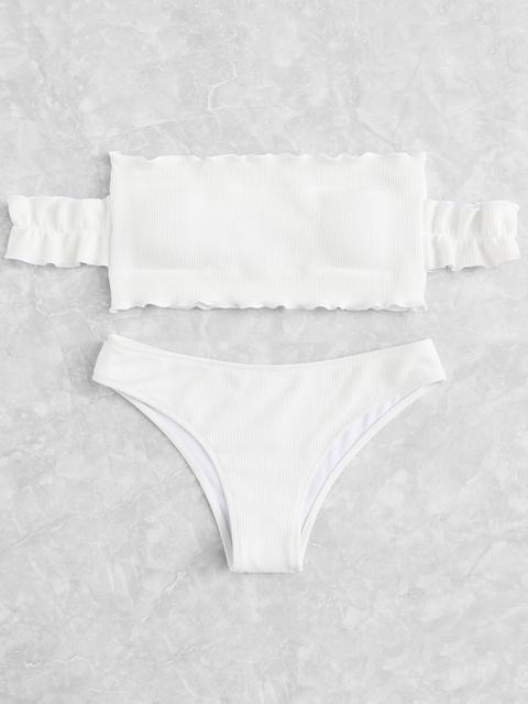 Set Di Bikini Con Spalle Scoperte