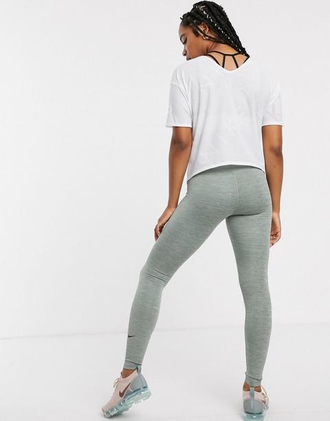 Nike Training One Tight In Sage-green 