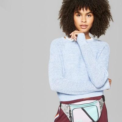 Women's Long Sleeve Crew Neck Sweater 