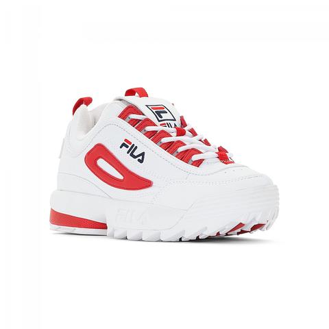 fila white and red sneakers