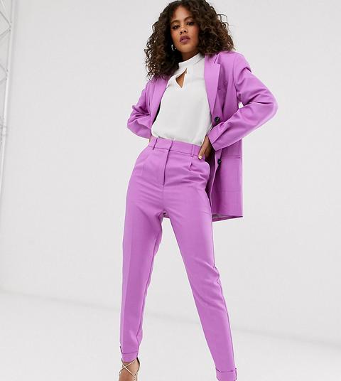 Asos Design Tall - Dream - Pantalon De Costume Ajusté - Lilas