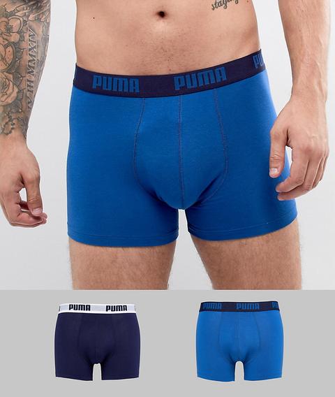 Puma - Lot De 2 Boxers - Bleu Marine 521015001420