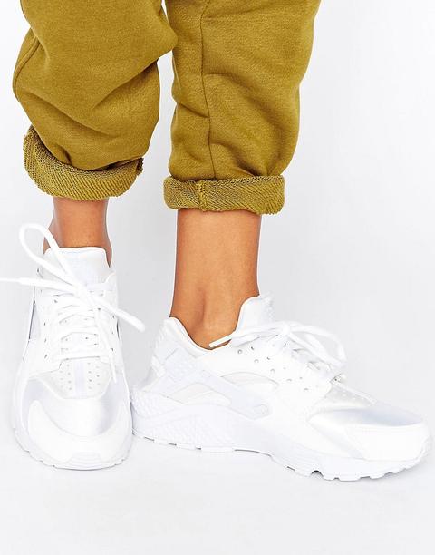 nike huarache bianco