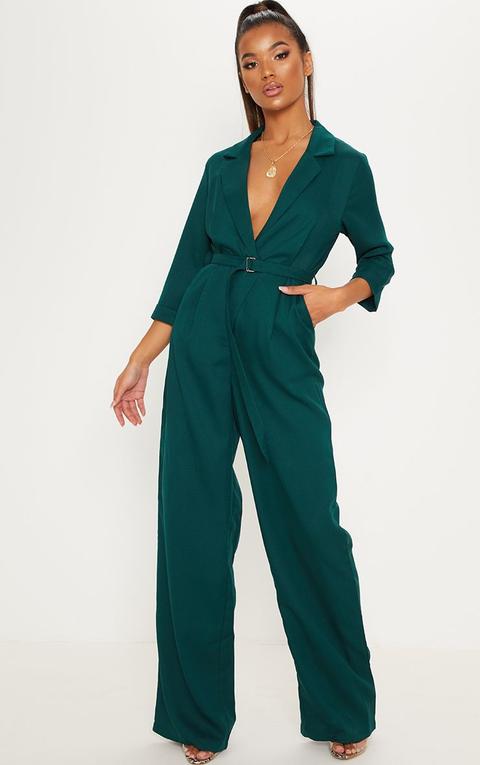 dressy green jumpsuit