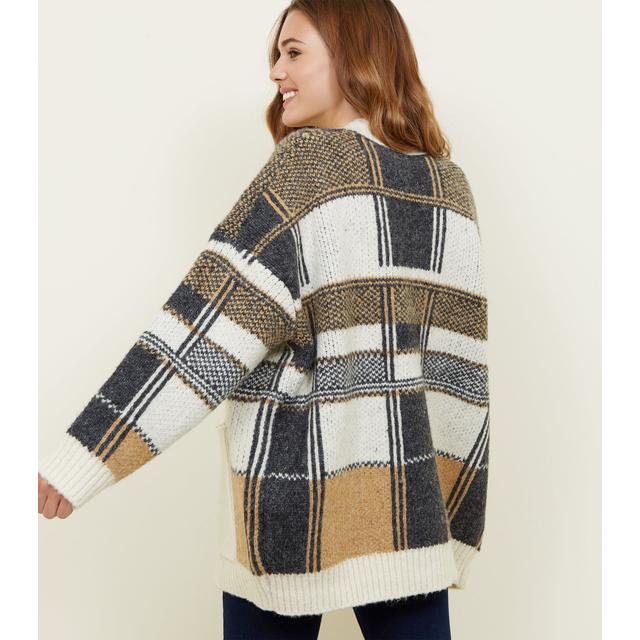 new look cream cardigan