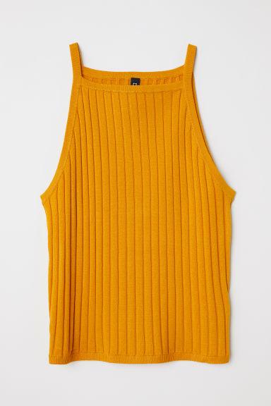 H & M - Top A Coste - Giallo