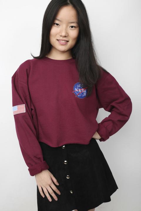 Nasa Crop Sweatshirt