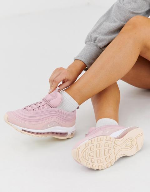 nike air max 97 premium sneakers in pink