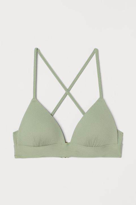 Top De Bikini Push-up - Verde